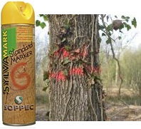 MARKIRNI SPREJ SOPPEC Barva za ozna�evanje v GOZDU