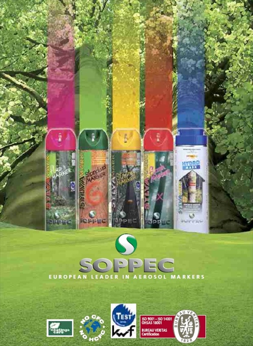 Barve za ozna�evanje gozdov  lesa