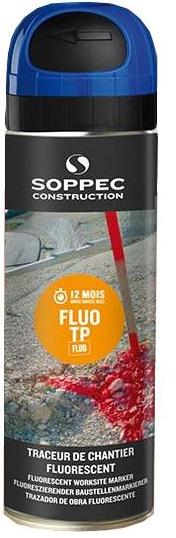 Markirni sprej SOPPEC Fluo-TP MODRI barva za ozna�evanje na terenu
