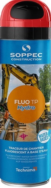 Markirni sprej SOPPEC HYDRO TP rdeca barva za ozna�evanje na terenu