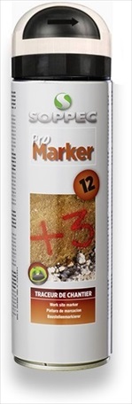 Markirni sprej SOPPEC Promarker BELI barva za ozna�evanje na terenu