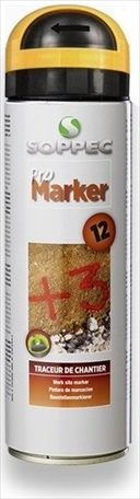 Markirni sprej SOPPEC Fluo-RUMENI barva za ozna�evanje na terenu