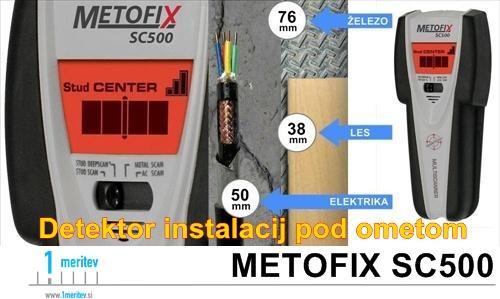 Detektor instalacij pod ometom METOFIX DC500