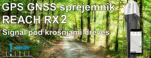 Univerzalni GPS GIS sprejemnik Emlid REACH RX2 za GOZD
