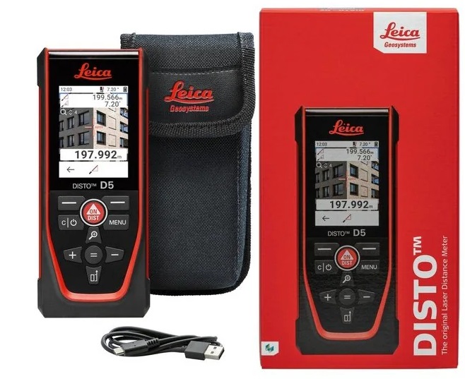 Laserski meter LEICA DISTO D5 pakiranje