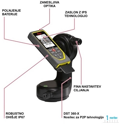Laser meter Leica DISTO X6 P2P SET