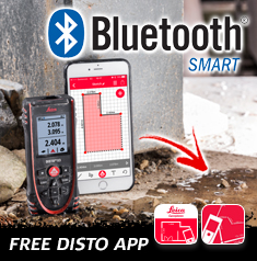 Leica DISTO X3 - odporen na vodo in udarce bluetooth prenos podatkov