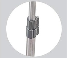 Merilno kolo kovinsko ADA teleskopski rocaj