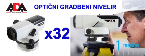 Opti�ni gradbeni nivelir ADA x32