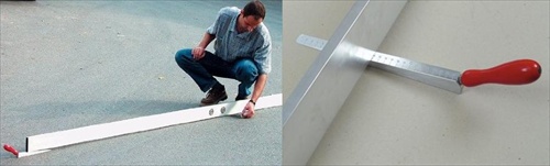 Zidarska letev in merilni klin