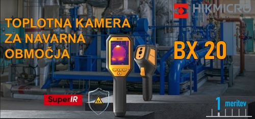 HIKMICRO Termovizija toplotna kamera BX20 za navarna obmocja
