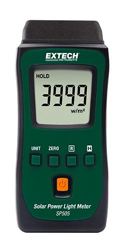 LED lux meter EXTECH SP505 merilec soncne svetlobe