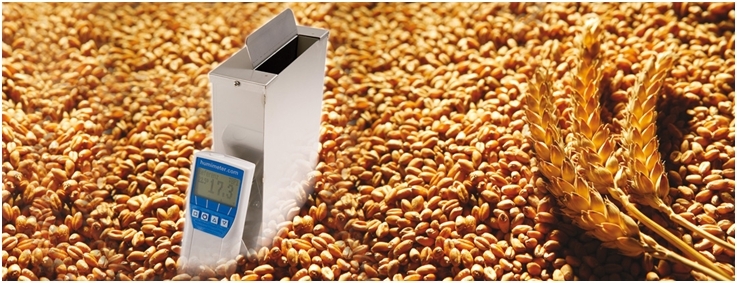 Merilec vla�nosti zrnja �itaric in krmil Humimeter FS2