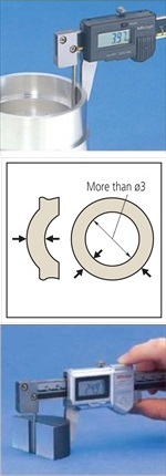 MITUTOYO Pomi�no posebno merilo konjicasto 573-661 za debeline stene